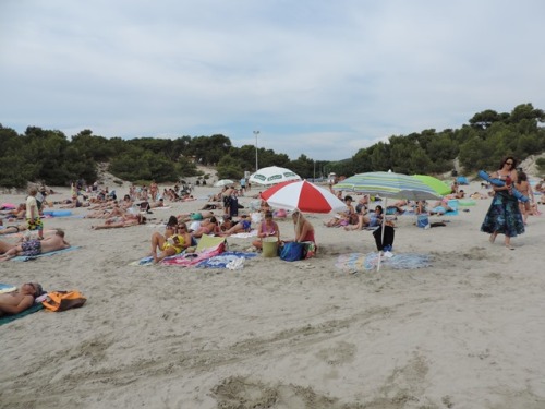 sandy beach near Marseille